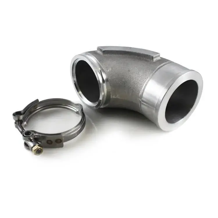 H&S Motorsports S300 Sx-E 90° Compressor Outlet Elbow & Clamp 1