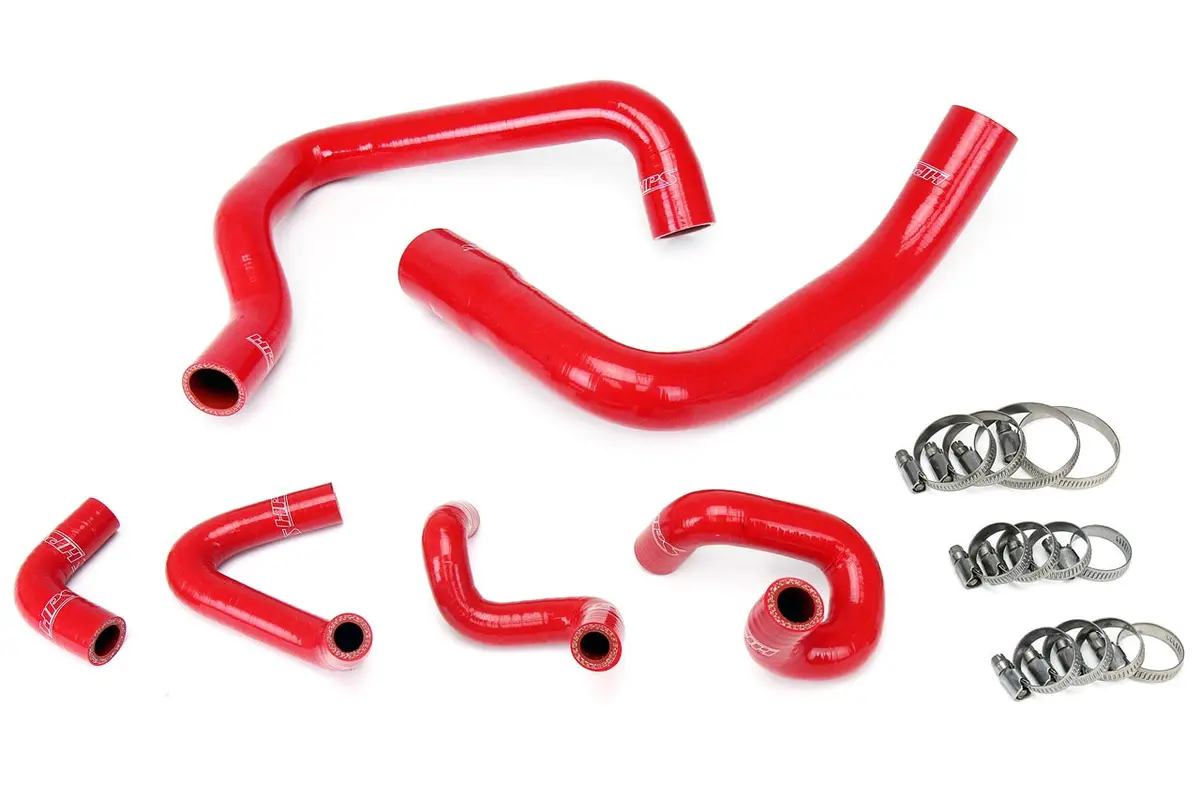 Hps 57-1010-Red Ford 1986-1993 Mustang Gt / Cobra-Radiator + Heater Hose 1