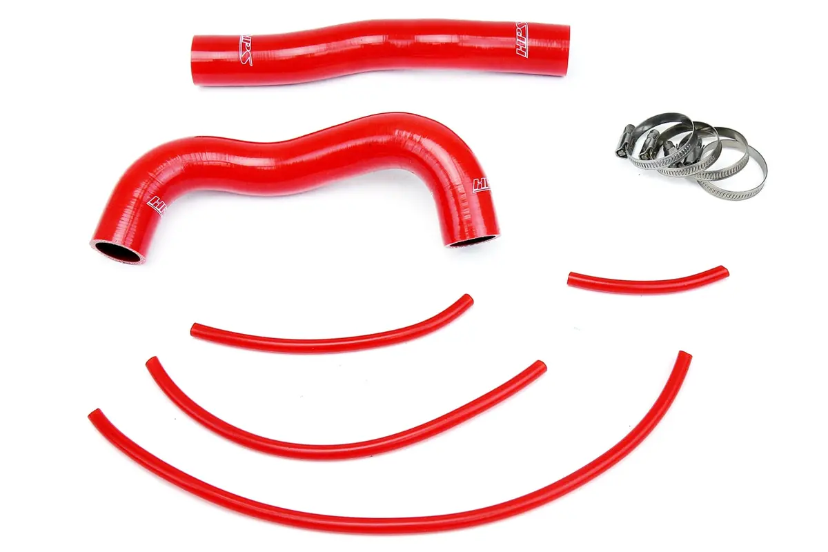 Hps 57-1324R-Red Hyundai 2013-2014 Genesis Coupe 2.0T Turbo 4Cyl-Radiator Hose 1