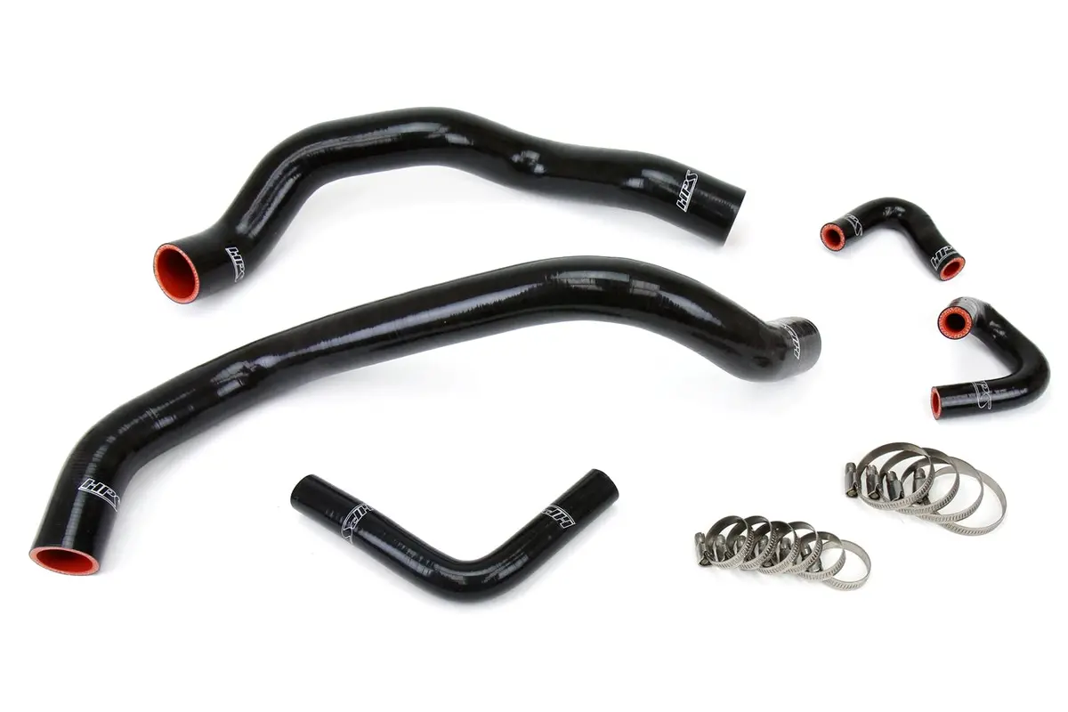 Hps 57-1401-Blk Ford 2001-2004 Mustang 3.8L 3.9L V6-Radiator + Heater Hose 1