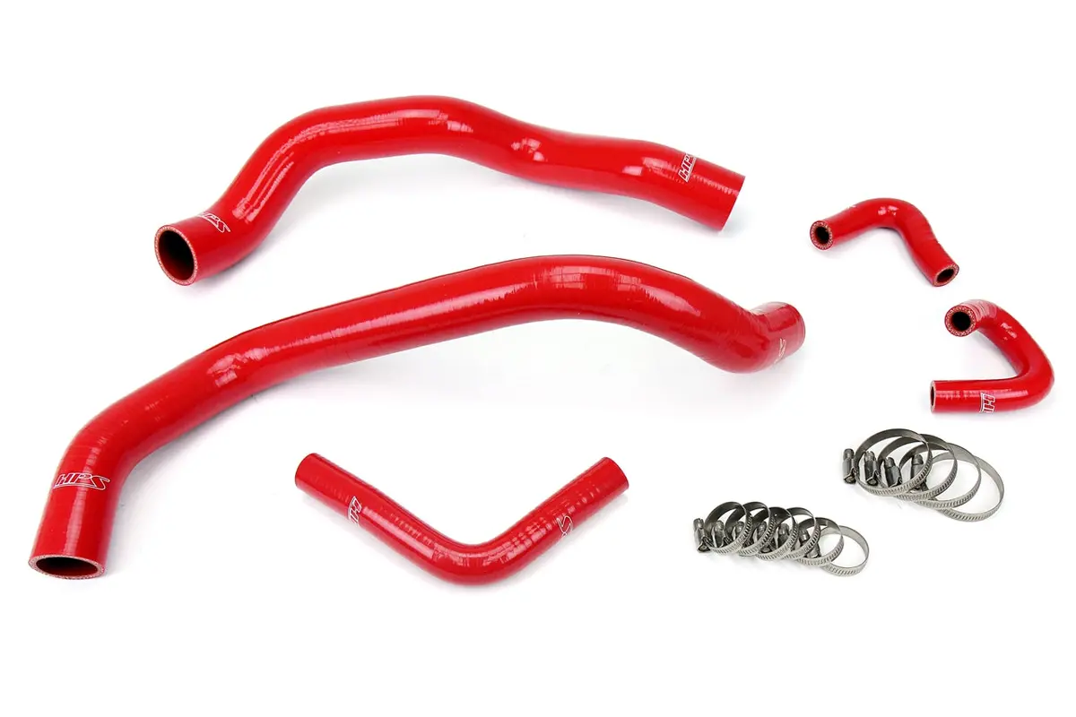 Hps 57-1401-Red Ford 2001-2004 Mustang 3.8L 3.9L V6-Radiator + Heater Hose 1