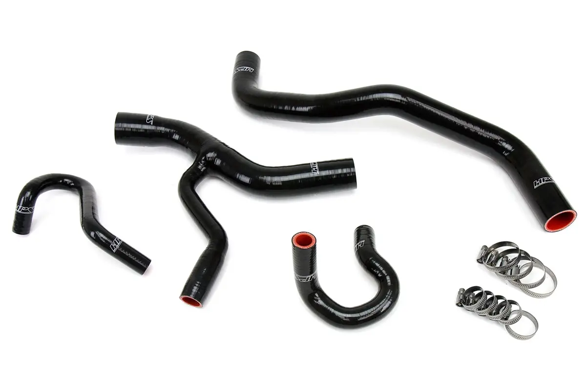 Hps 57-1416-Blk Ford 1996-2001 Mustang Gt 4.6L V8-Radiator + Heater Hose 1