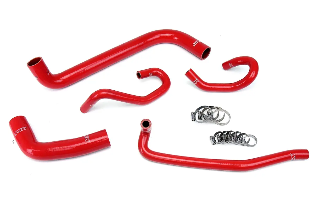 Hps 57-1425-Red-1 Toyota 2004-2006 Tundra 4.7L V8 Left Hand Drive-Radiator + Heater Hose 1