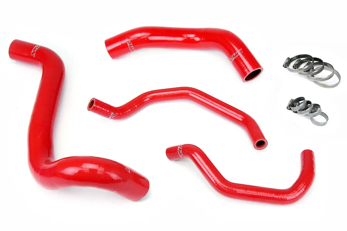 Hps 57-1426-Red-1 Toyota 2012-2014 Tundra 5.7L V8 Left Hand Drive-Radiator + Heater Hose 1