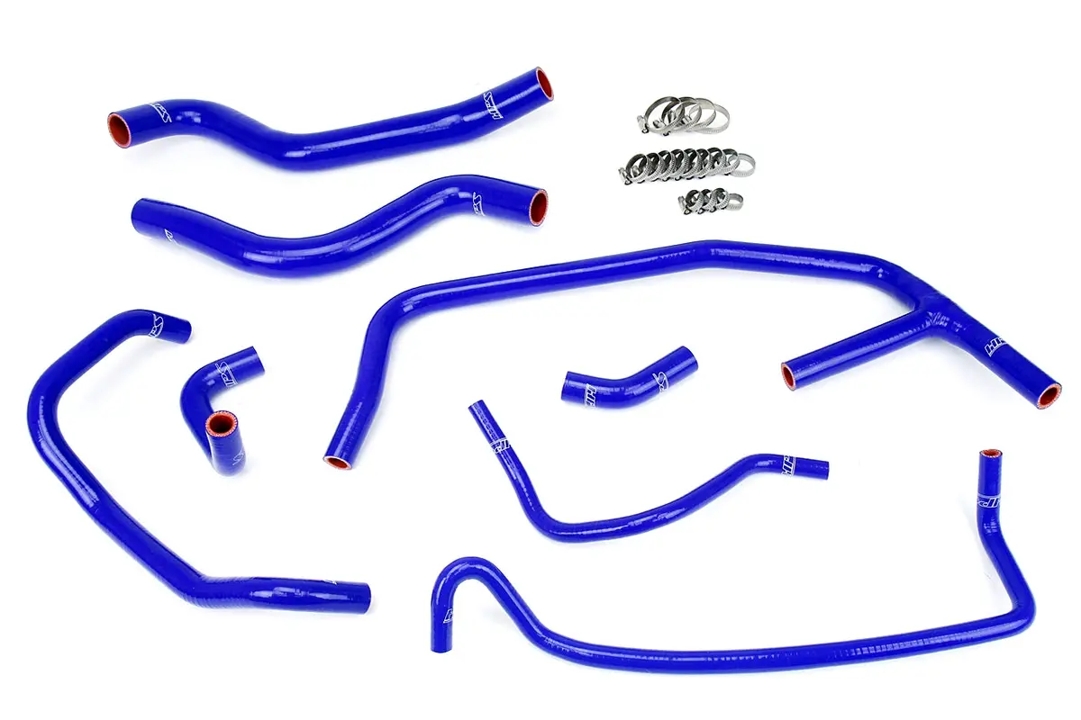 Hps 57-1452-Blue Ford 2015-2019 Mustang Ecoboost 2.3L Turbo-Radiator + Heater Hose 1