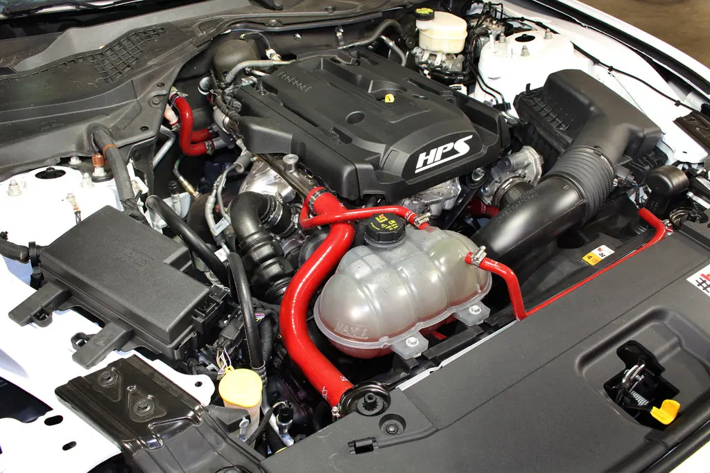 Hps 57-1452-Red Ford 2015-2019 Mustang Ecoboost 2.3L Turbo-Radiator + Heater Hose 2