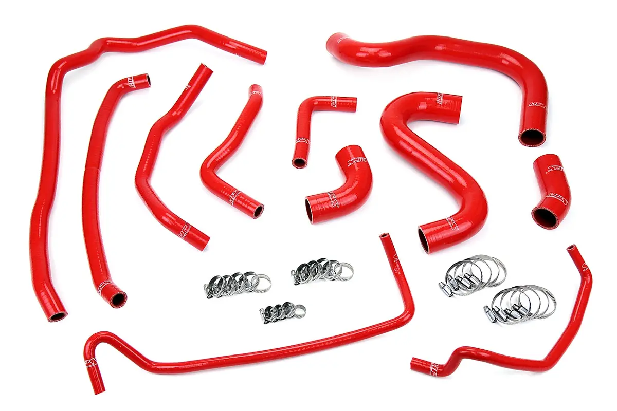 Hps 57-1502-Red Ford 2015-2016 Mustang Gt 5.0L V8-Radiator + Heater Hose 1