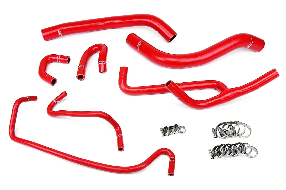 Hps 57-1506-Red Ford 2015-2017 Mustang 3.7L V6-Radiator + Heater Hose 1