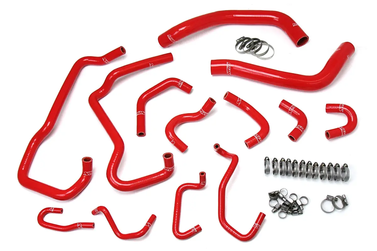 Hps 57-1581-Red Toyota 2016-2020 Tacoma 3.5L V6-Radiator + Heater Hose 1