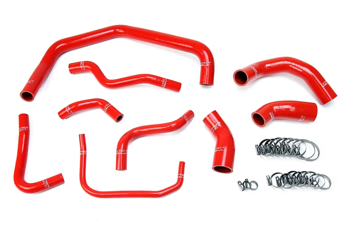 Hps 57-1728-Red Ford 2003-2004 Mustang Svt Cobra 4.6L V8 Supercharged-Radiator Hose 1