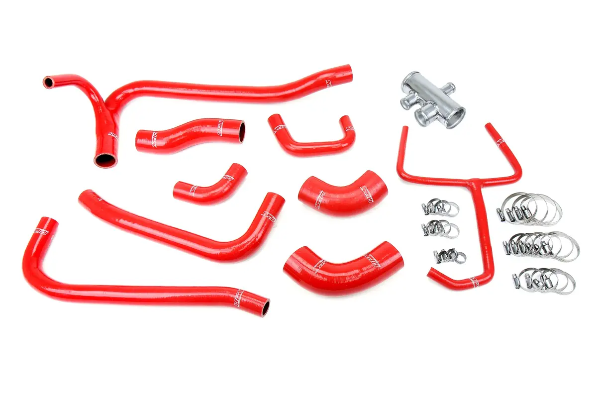 Hps 57-2069-Red Ford 2007-2014 Mustang Gt500 5.4L 5.8L Supercharged-Radiator Hose 1