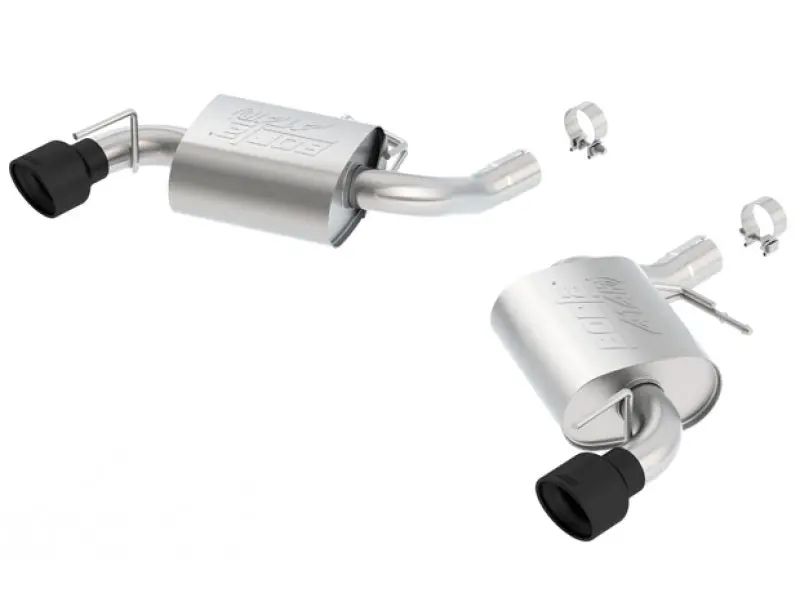 Borla 2016 Chevy Camaro Ss V8 At/Mt Atak Rear Section Exhaust W/O Npp Valves Ceramic Black 1