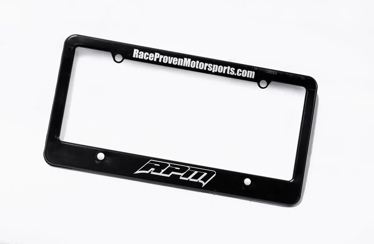 Rpm License Plate Frame 1