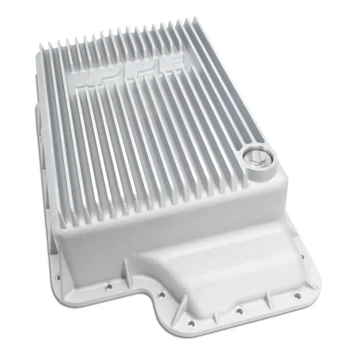 Ppe 2003-2010 Ford 6.0L/6.4L W/ 5R110 Transmission Heavy-Duty Cast Aluminum Deep Transmission Pan 1