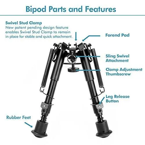 M3 Harris-Style Spring Release Bipod 1