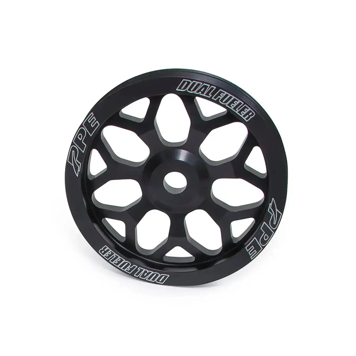 Ppe 213001091 7Y-Spoke Style Billet Aluminum Pulley Wheel For 1994-2009 Dodge 5.9L/6.7L Cummins 1