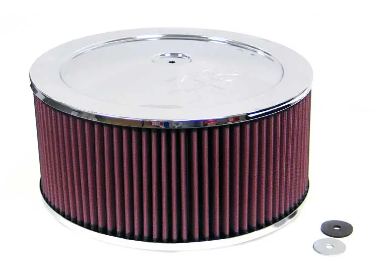 K&N Round Air Filter Assembly (60-1240) 1