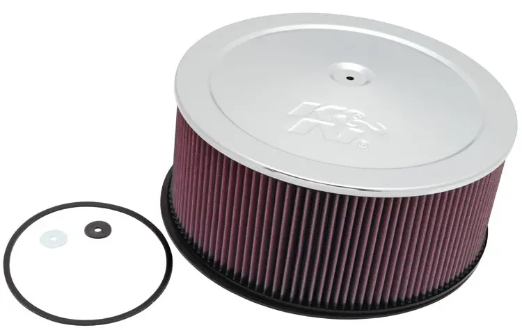 K&N Round Air Filter Assembly (60-1255) 1