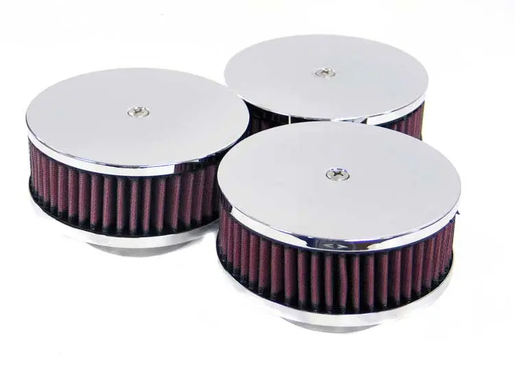 K&N Round Air Filter Assembly (60-1350) 1