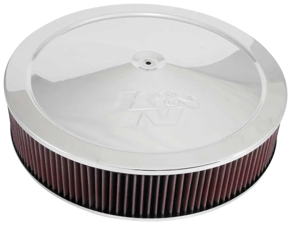 K&N Round Air Filter Assembly (60-1640) 1