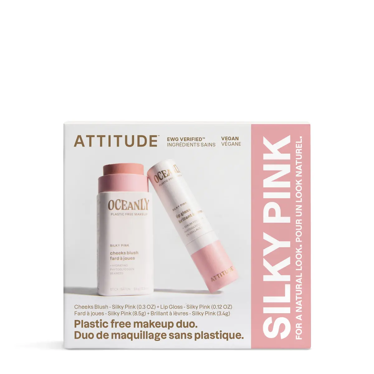 Blush & Lip Gloss - Duo Silky Pink 1