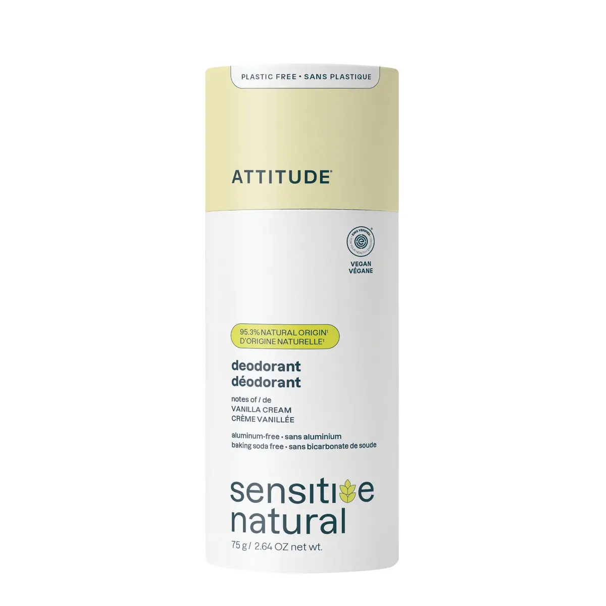 Deodorant - Plastic-Free Stick Sensitive Skin 1