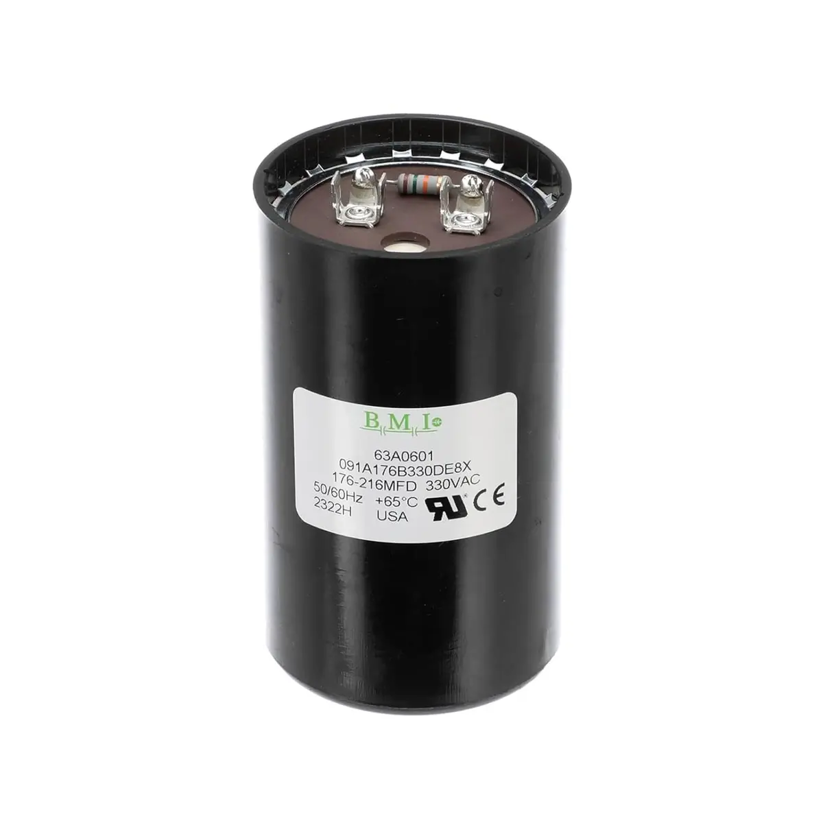 Lennox 63A06 - 63A0601, Start Capacitor, 176/216 Mfd, 320V, 50/60 Hz, Round 1