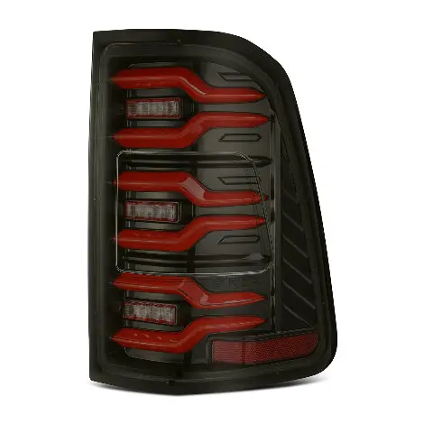 2025+ Ram 1500 Luxx-Series Led Tail Lights Black/Red - 640052 1