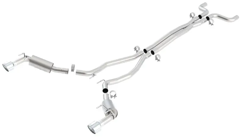 Borla 10-13 Chevy Camaro Ss 6.2L 8Cyl Aggressive Catback Exhaust 1