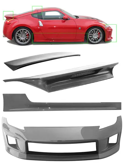 2009-2020 Nissan 370Z [Z34] - Stillen 6-Piece Body Kit - Kb11120kt2 1