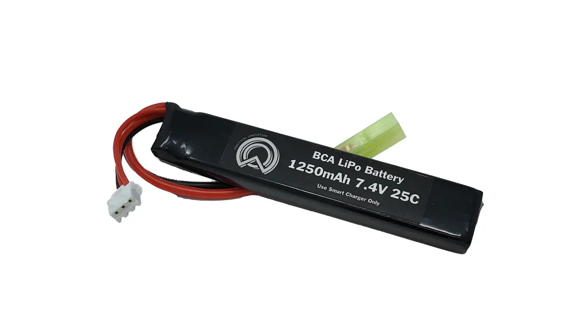 Bca 7.4V 1250Mah 25-50C Lipo Battery (M4 Stick) 1