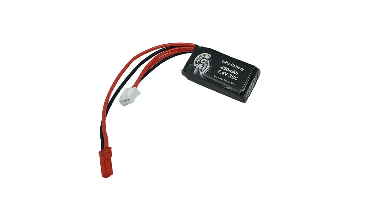 Bca 7.4V 250Mah Hpa Lipo Battery (Jst Connector) 1
