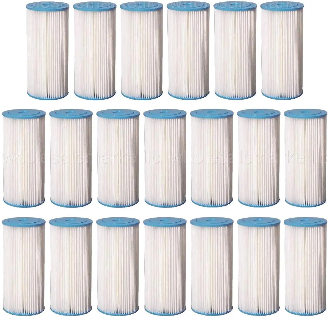 Pleated Sediment Water Filters 20 Big Blue Washable 4.5 X 10 Cartridge, 5 Micron 1