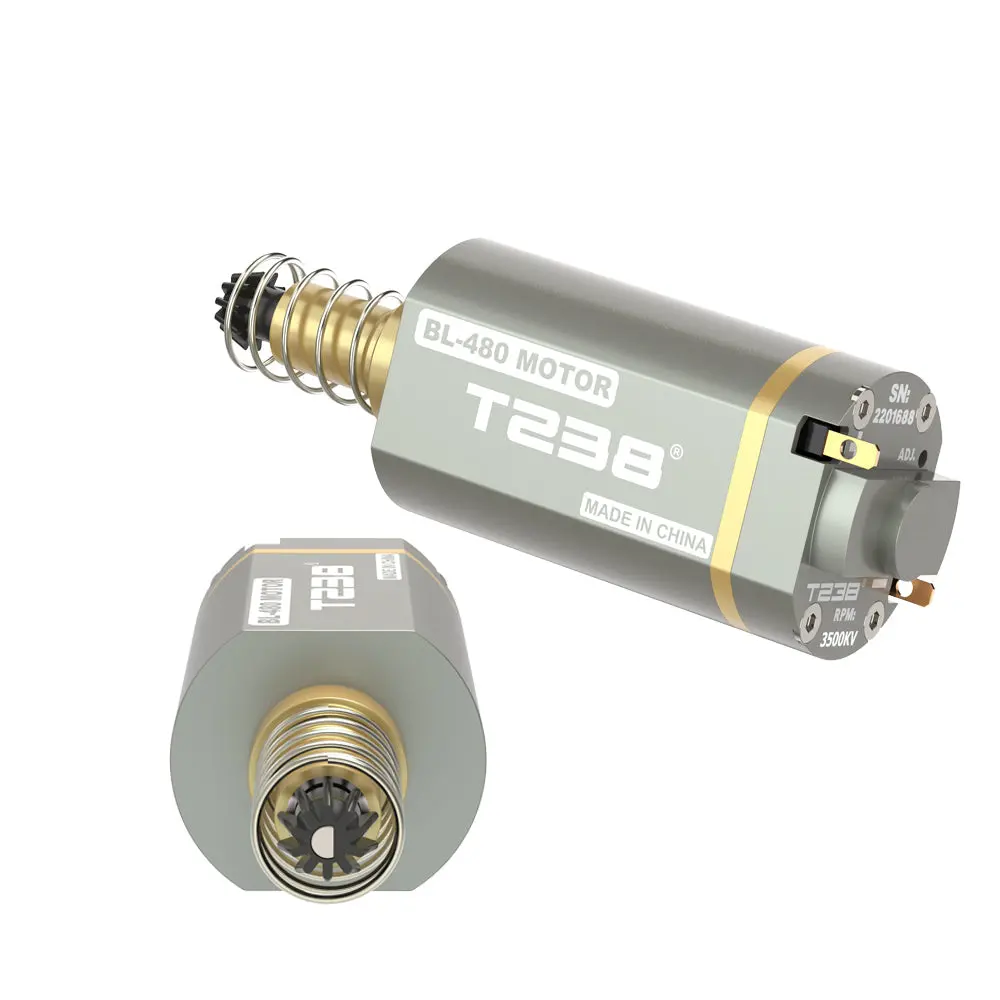 T238 Cnc High Torque 33000 Rpm Brushless Motor (Long Shaft / Short Shaft) 1