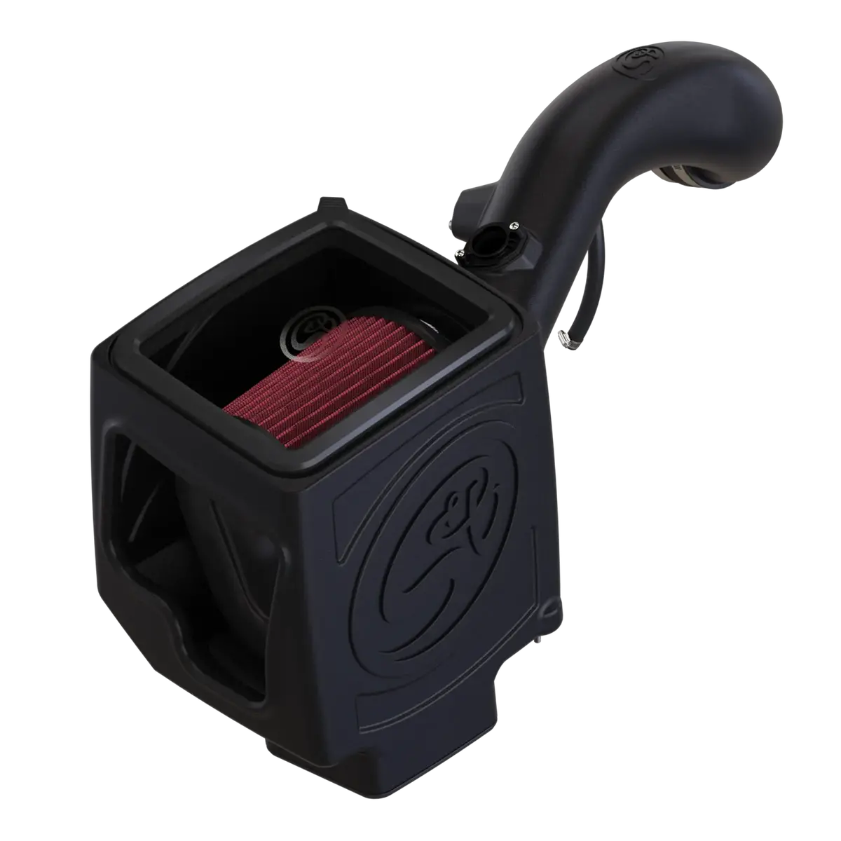 S&B Filters Cold Air Intake For 09-13 Chevrolet Silverado/ Sierra 2500 / 3500 6.0L Cotton Cleanable Red 75-5061-1 1
