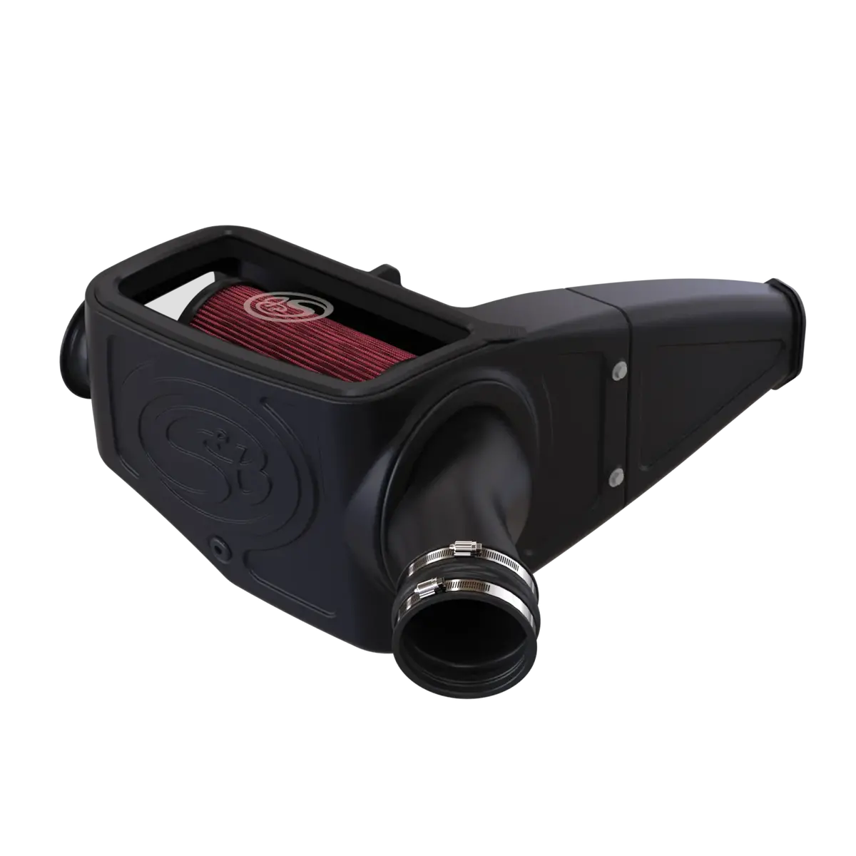 S&B Filters Cold Air Intake For 98-03 Ford F250 F350 F450 F550 V8-7.3L Powerstroke Cotton Cleanable Red 75-5062 1