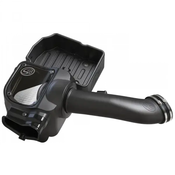 S&B Filters Cold Air Intake For 17-19 Ford F250 F350 V8-6.7L Powerstroke Dry Extendable White 75-5085D 1