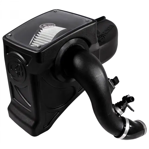S&B Filters Cold Air Intake For 16-19 Chevrolet Colorado Gmc Canyon 2.8L Duramax Dry Dry Extendable White 75-5086D 1