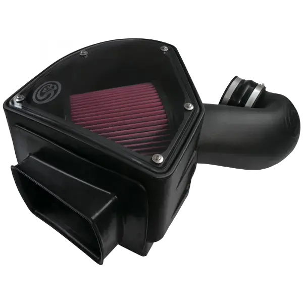 S&B Filters Cold Air Intake For 94-02 Dodge Ram 2500 3500 5.9L Cummins Cotton Cleanable Red 75-5090 1