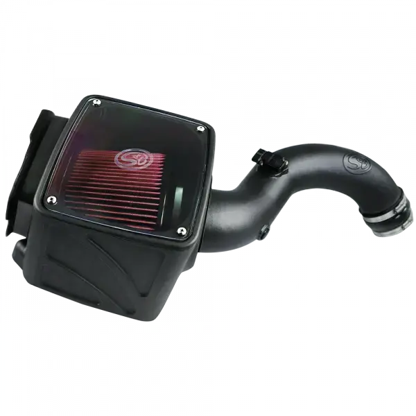 S&B Filters Cold Air Intake For 01-04 Chevrolet Silverado Gmc Sierra V8-6.6L Lb7 Duramax Cotton Cleanable Red 75-5101 1