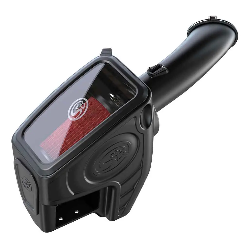 S&B Filters Cold Air Intake For 11-16 Ford F250 F350 V8-6.7L Powerstroke Cotton Cleanable Red 75-5104 1