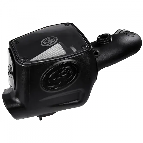 S&B Filters Cold Air Intake For 08-10 Ford F250 F350 V8-6.4L Powerstroke Dry Extendable White 75-5105D 1