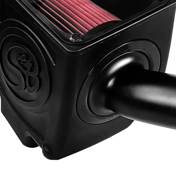 S&B Filters Cold Air Intake For 16-19 Silverado/Sierra 2500, 3500 6.0L Cotton Cleanable Red 75-5110 2