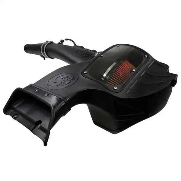 S&B Filters Cold Air Intake For 18-19 Ford F150 3.0L Powerstroke Diesel Cotton Cleanable Red 75-5126 1