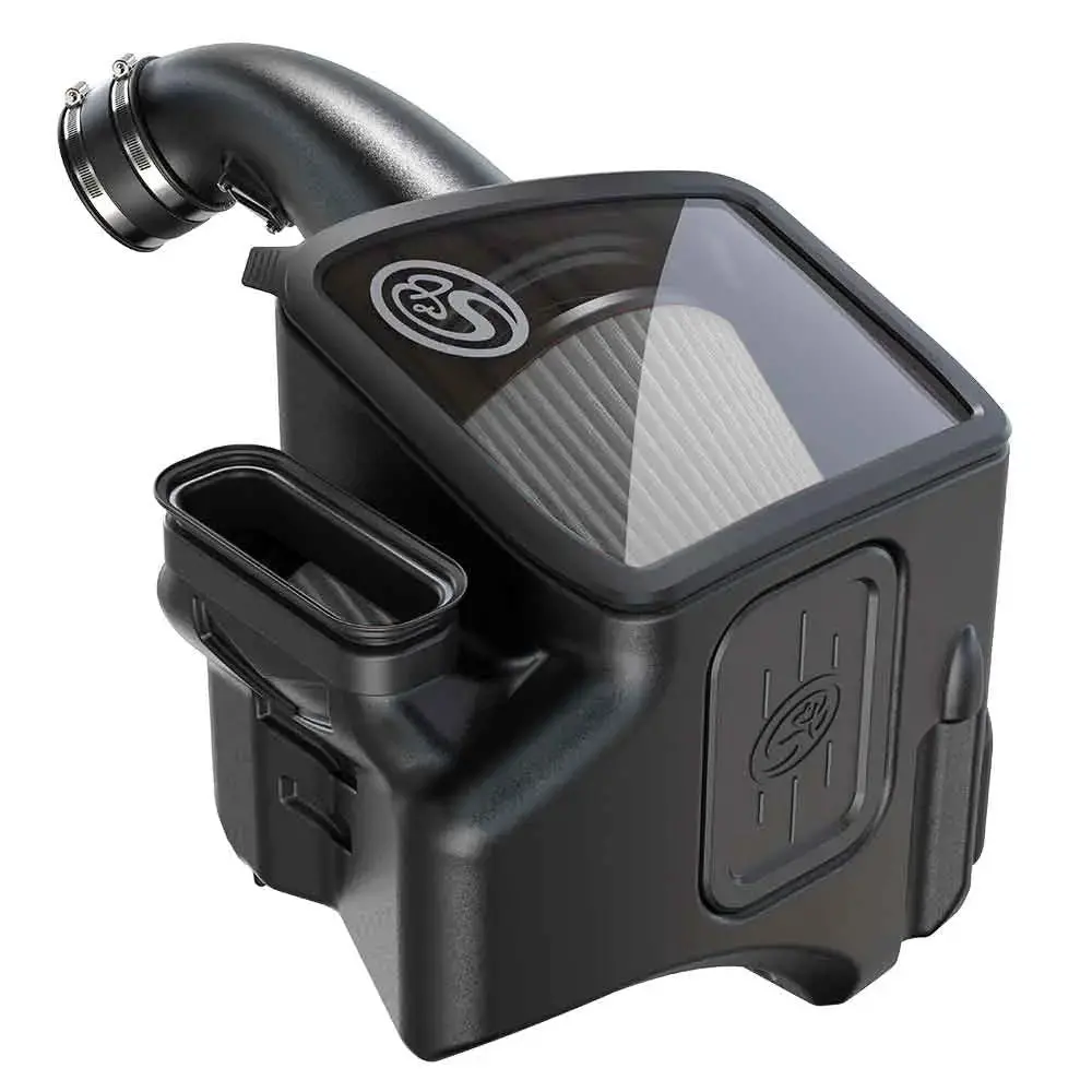 S&B Filters Cold Air Intake For 20-21 Chevrolet Silverado Gmc Sierra V8-6.6L L5p Duramax Dry Extendable 75-5136D 1