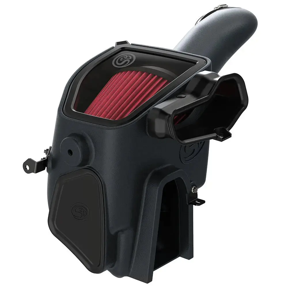 S&B Filters Cold Air Intake For 20-22 Ford F250 F350 V8-6.7L Powerstroke Cotton Cleanable Red 75-5140 1