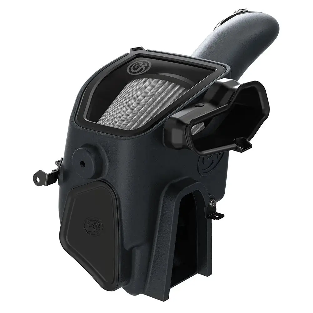 S&B Filters Cold Air Intake For 20-22 Ford F250 F350 V8-6.7L Powerstroke Dry Extendable White 75-5140D 1