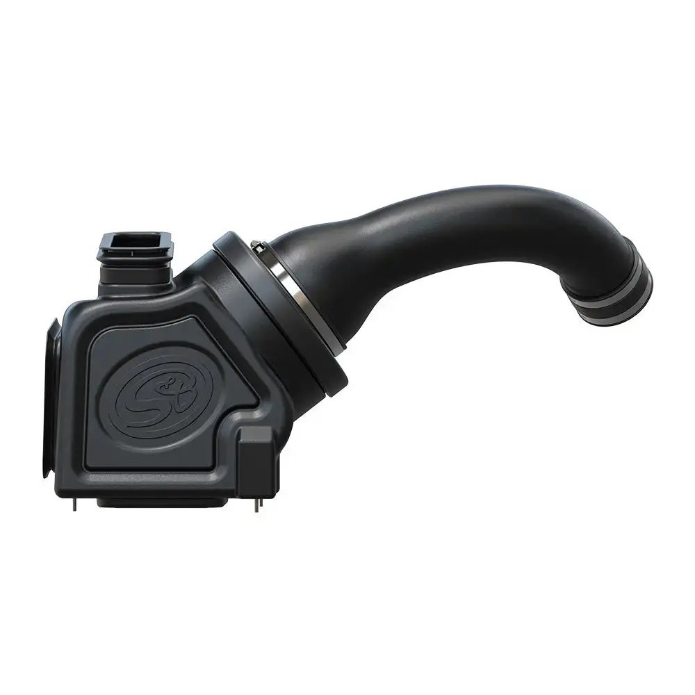 S&B Filters Cold Air Intake For 17-19 Chevrolet Silverado Gmc Sierra V8-6.6L L5p Duramax Cotton Cleanable Red 75-5144 1