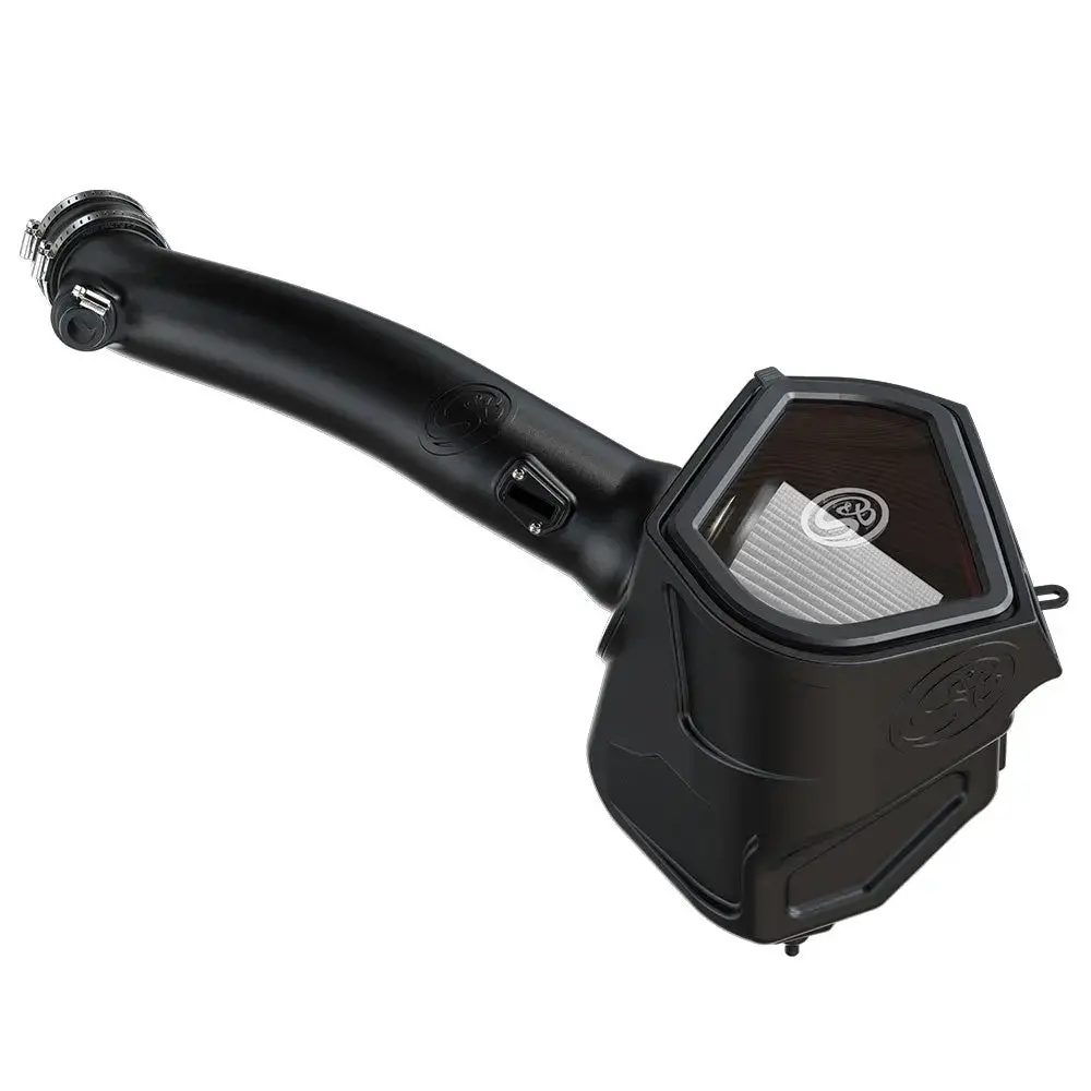 S&B Filters Cold Air Intake For 20-22 Jeep Wrangler / Gladiator 3.0L Ecodiesel Dry Extendable White 75-5145D 1