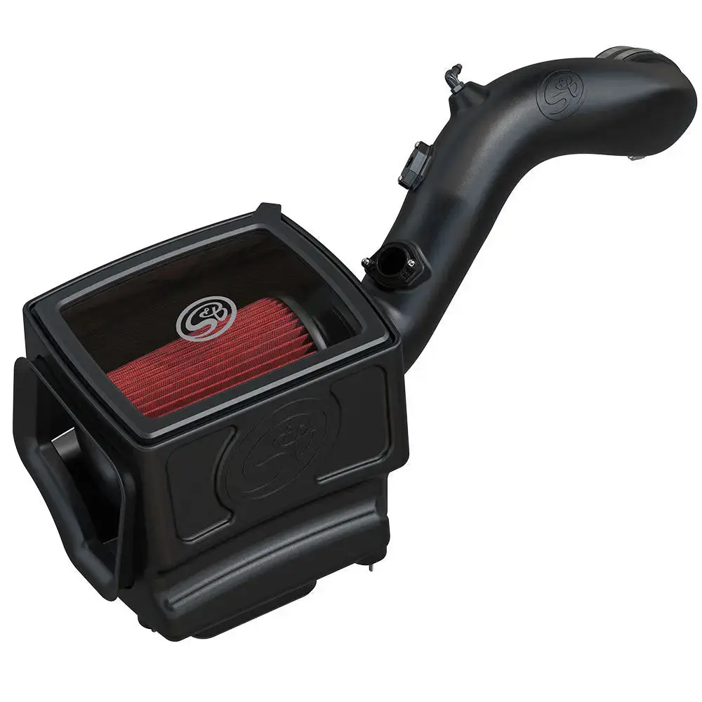 S&B Filters Cold Air Intake For 09-13 Silverado/Sierra 1500 09-14 Tahoe, Yukon, Suburban, Escalade, Avalanche Cotton Cleanable Filter 75-5155 1